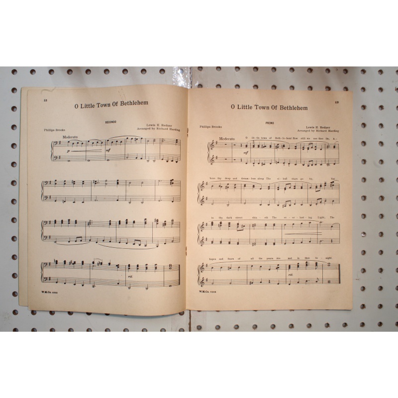 1946 - Everywhere Christmas carols Richard Harding - Sheet Music