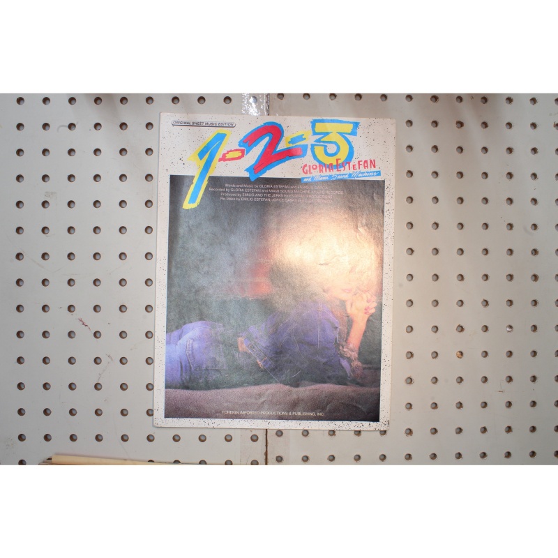 1987 - Gloria Stephan 1-2-3 - Sheet Music