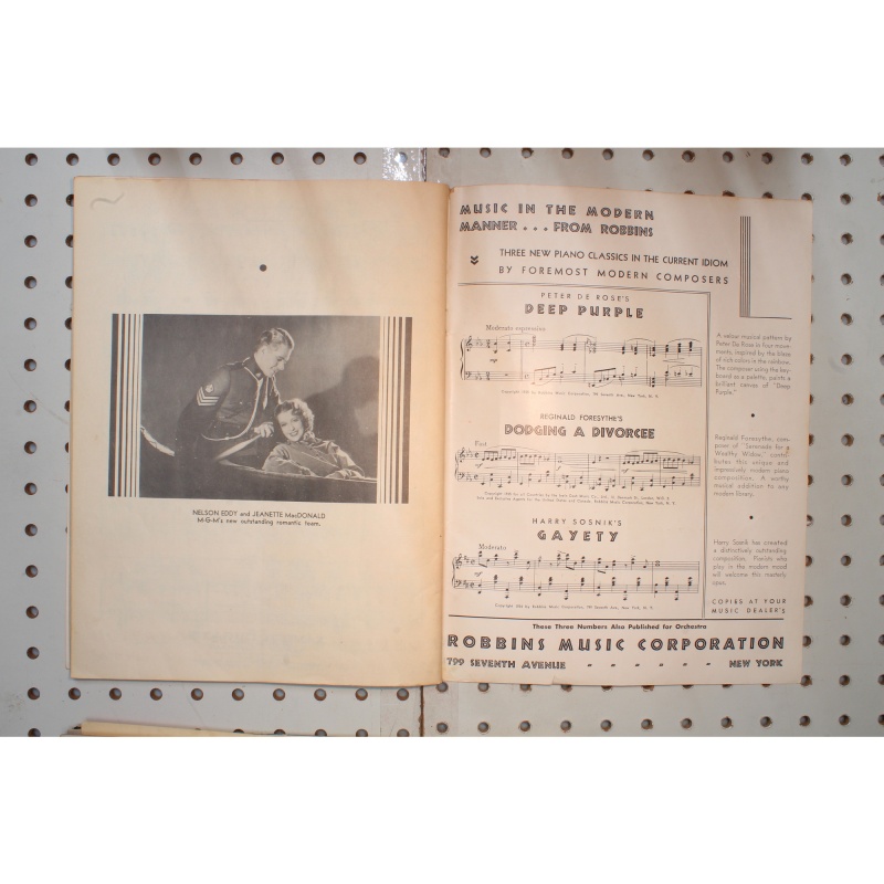1930's - Hollywood dance folio number 13 talking pictures - Sheet Music