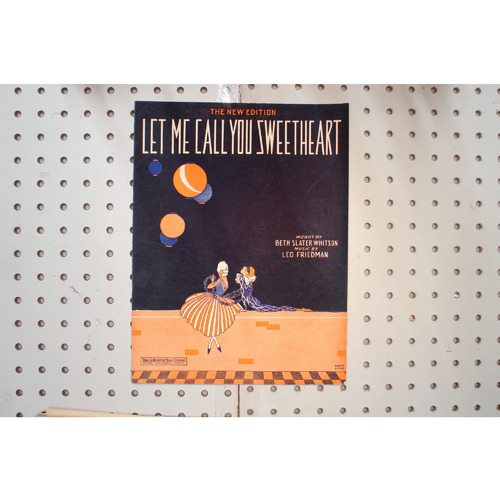 1910 - Let me call you sweetheart - Sheet Music
