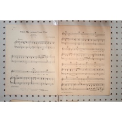 1929 - When my dreams come true Irving Berlin - Sheet Music