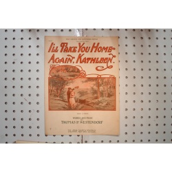 1930 - Ill take you home again Kathleen - Sheet Music