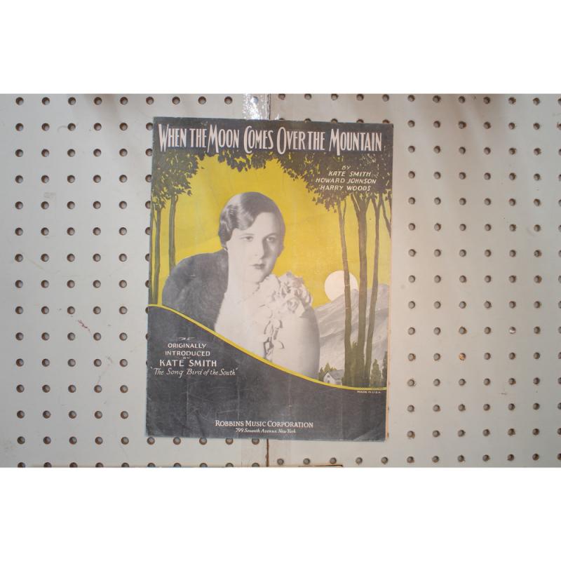1932 - When the moon comes over the mountain - Sheet Music