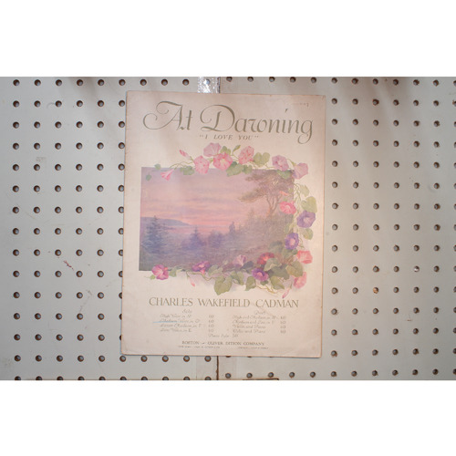 1906 - at dawning i love you - Sheet Music