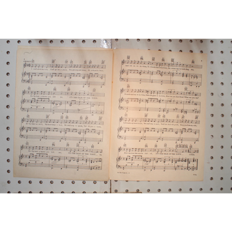 1945 - Its the talk of the town - Sheet Music