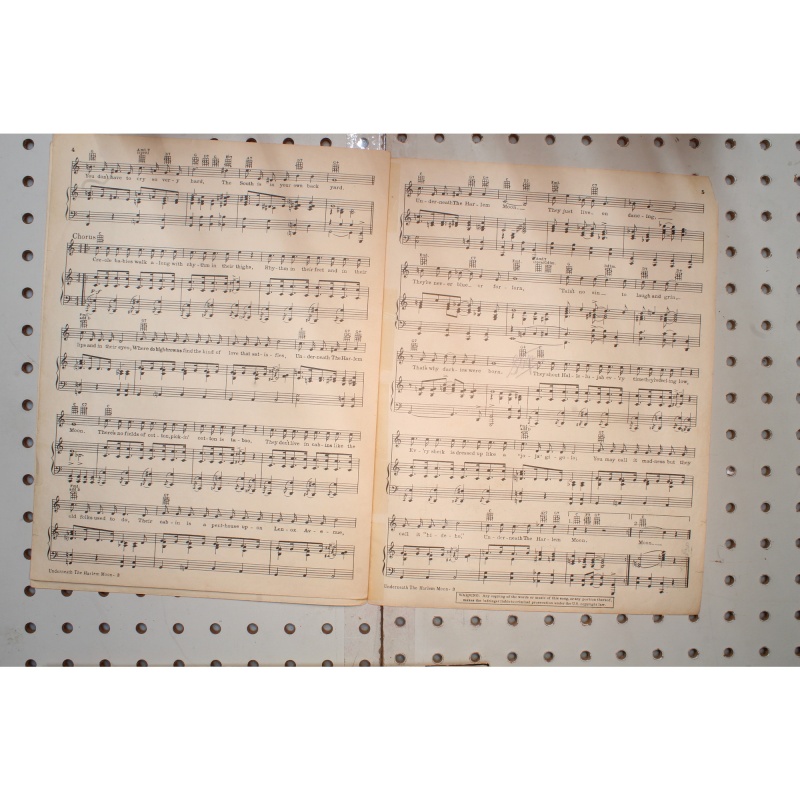 1932 - Underneath the Harlem moon - Sheet Music