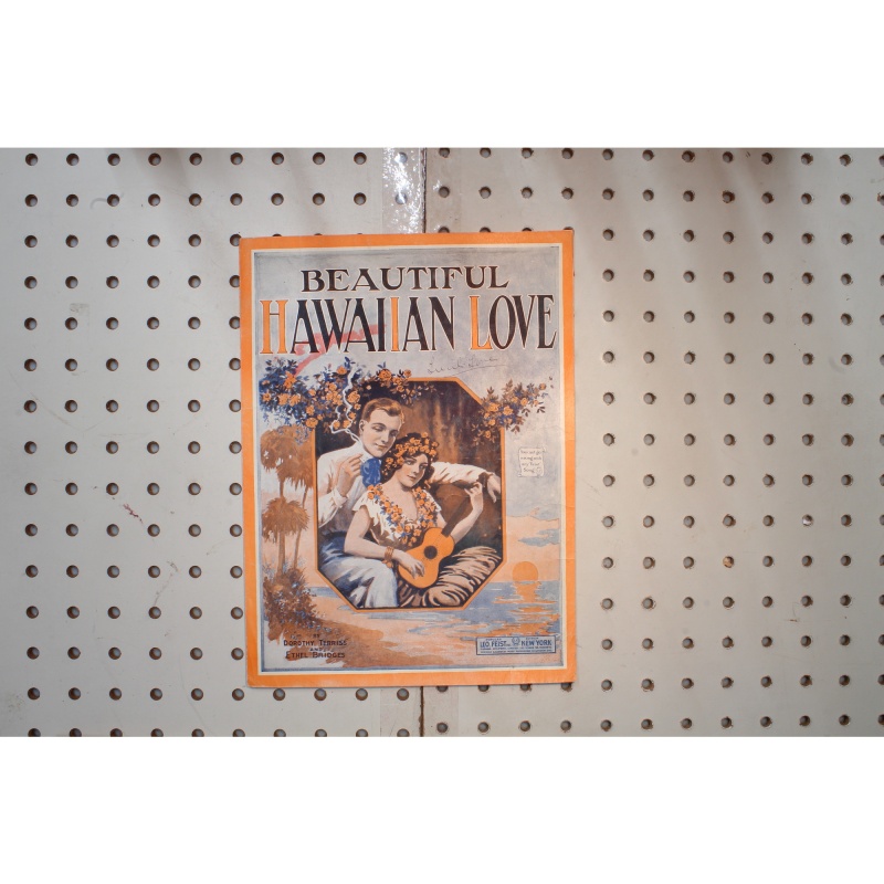 1920 - Beautiful Hawaiian love - Sheet Music