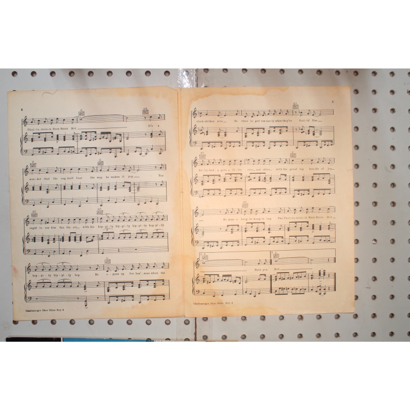 1950 - Chattanoogie the shoeshine boy - Sheet Music