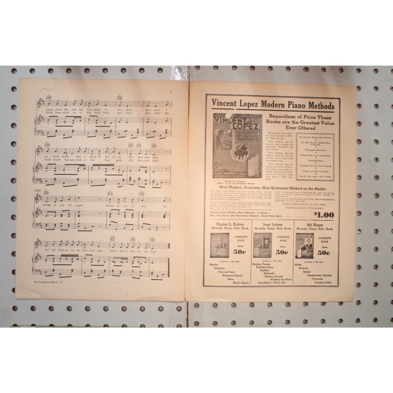 1940 - De Camptown races - Sheet Music