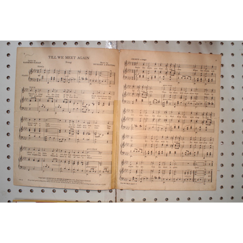 1918 - Till we meet again - Sheet Music