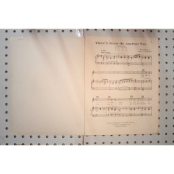 1927 - Therell never be another you - Sheet Music