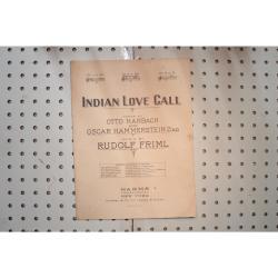 1924 - Indian love call - Sheet Music