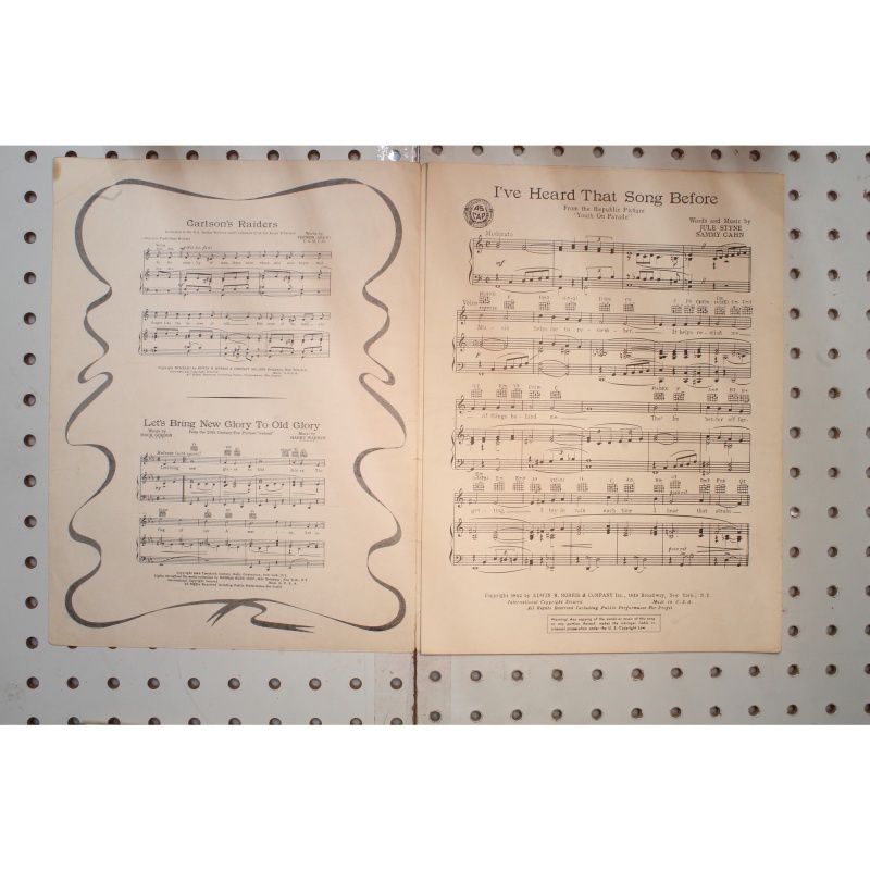 1942 - Ive heard that song before - Sheet Music