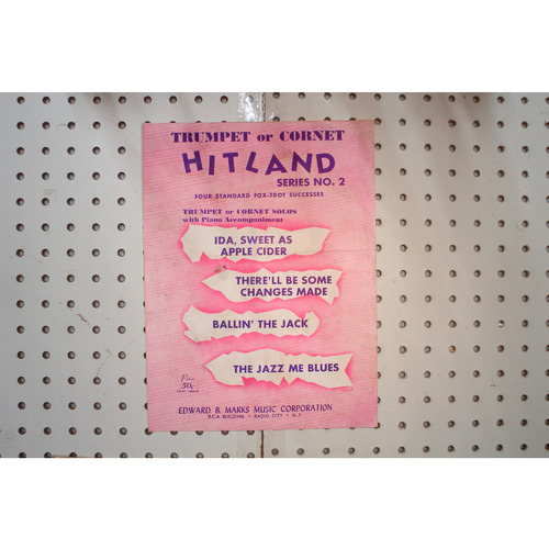 1921 - Trumpet or cornet hitland series No. 2 - Sheet Music
