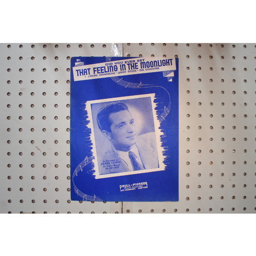1944 - That feeling in the moonlight Perry Como - Sheet Music
