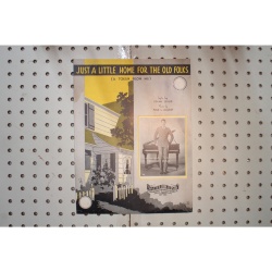 1932 - Just a little home for the old folks - Sheet Music