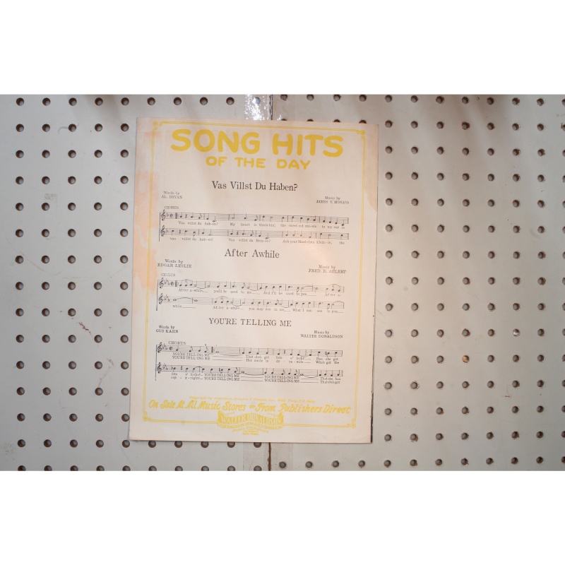 1932 - Just a little home for the old folks - Sheet Music