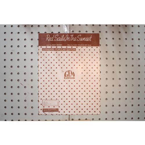 1935 - Read sales in the sunset - Sheet Music