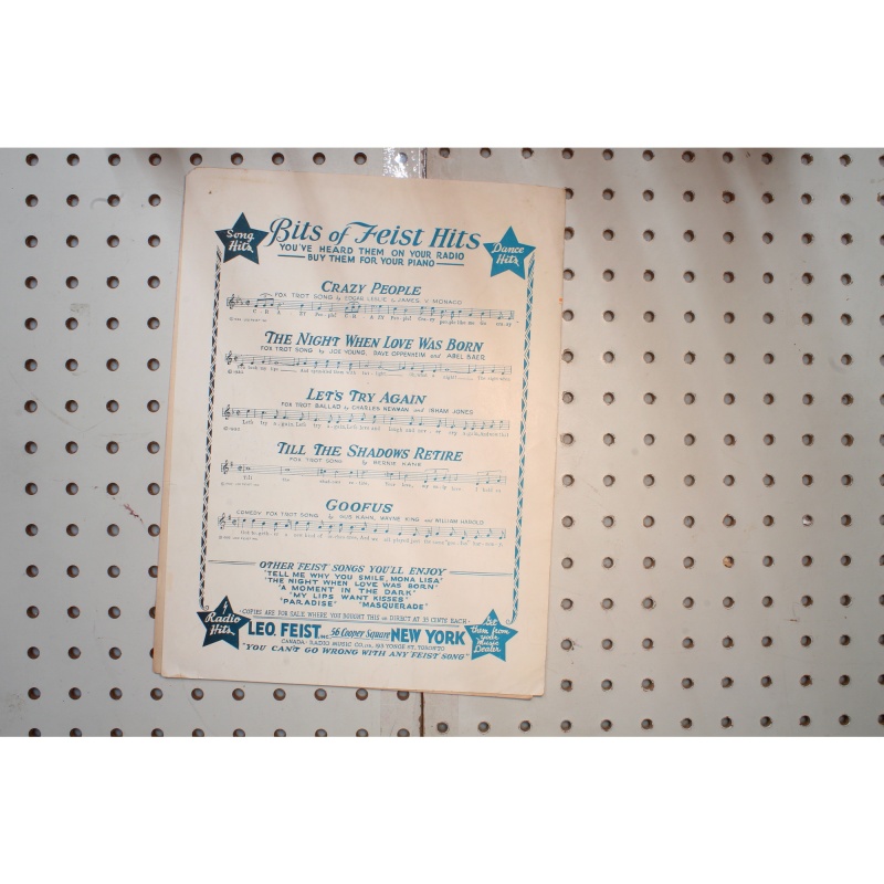 1932 - Masquerade Paul Webster - Sheet Music