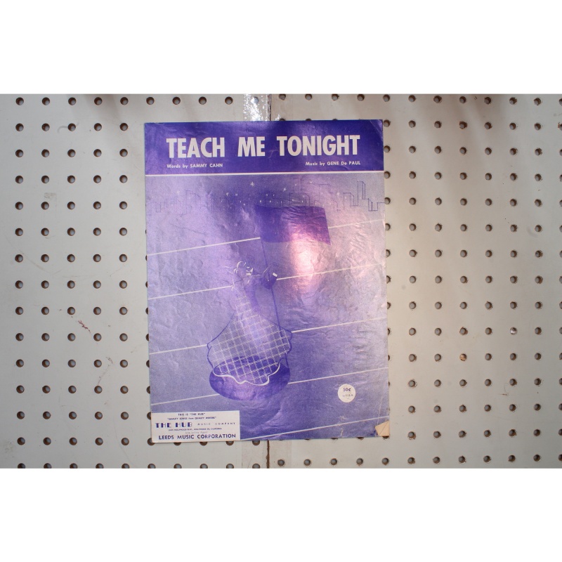 1953 - Teach me tonight - Sheet Music