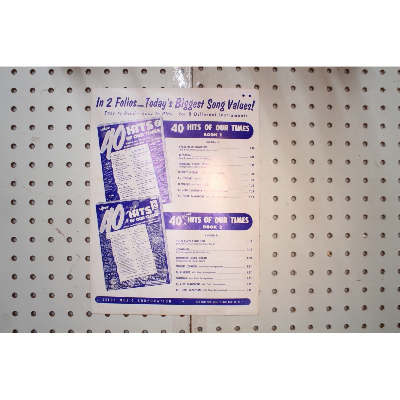 1953 - Teach me tonight - Sheet Music