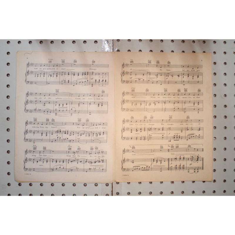 1944 - Song of Norway strange music - Sheet Music