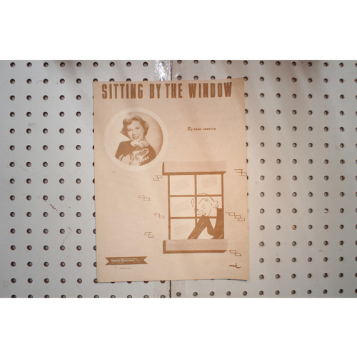 1947 - Sitting by the window Dinah shore - Sheet Music