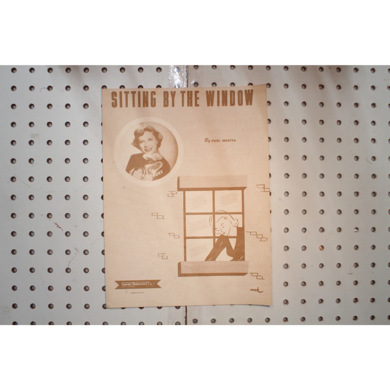 1947 - Sitting by the window Dinah shore - Sheet Music