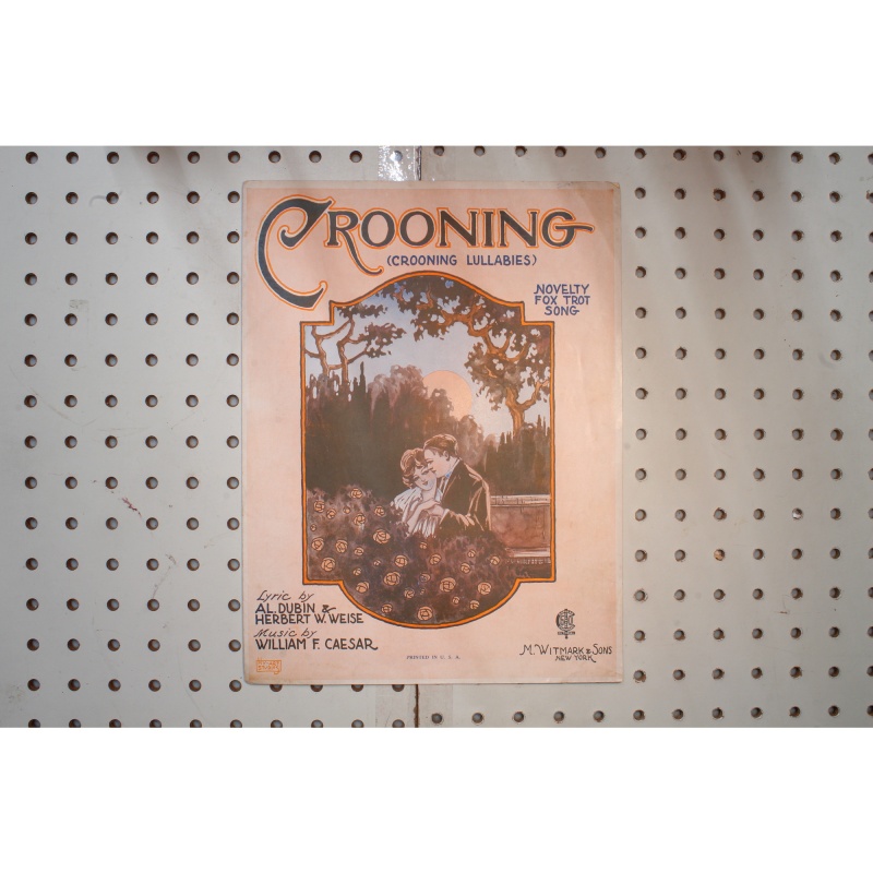 1921 - Crooning lullabies - Sheet Music