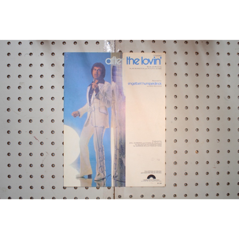 1974 - After the Loven Engelbert Humperdinck - Sheet Music
