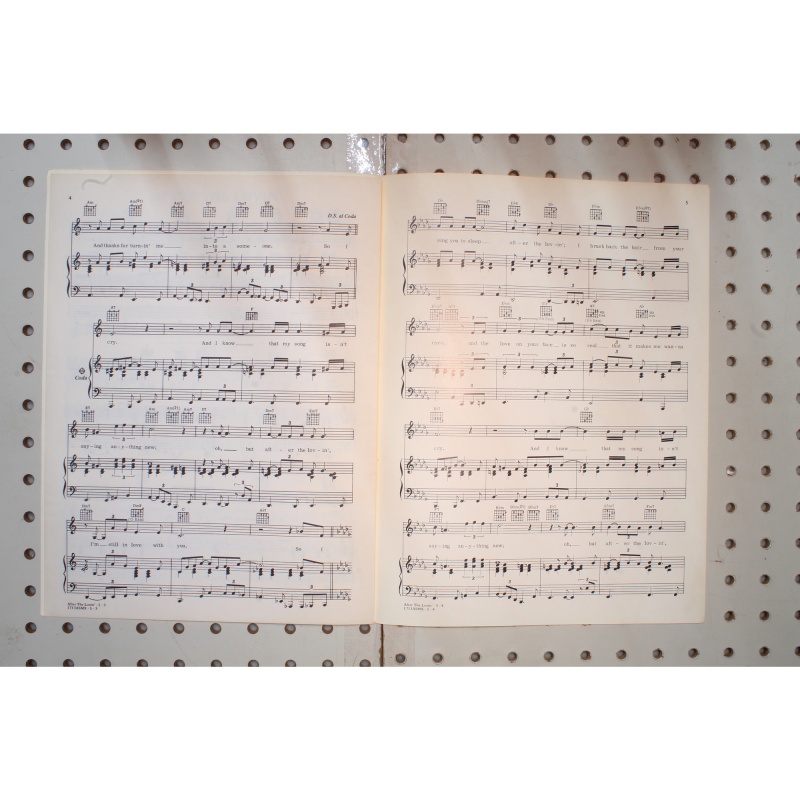 1974 - After the Loven Engelbert Humperdinck - Sheet Music