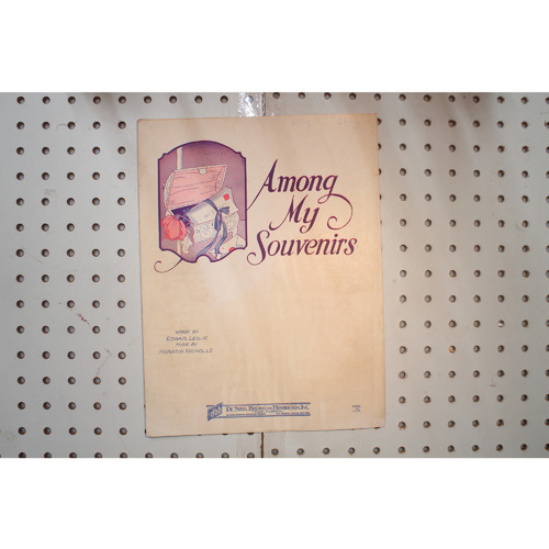 1927 - Among my souvenirs - Sheet Music