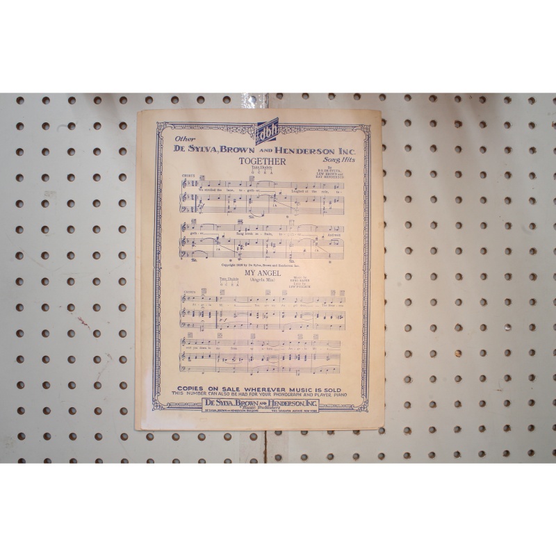 1927 - Among my souvenirs - Sheet Music