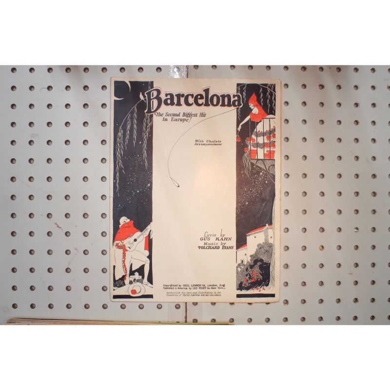 1926 - Barcelona - Sheet Music
