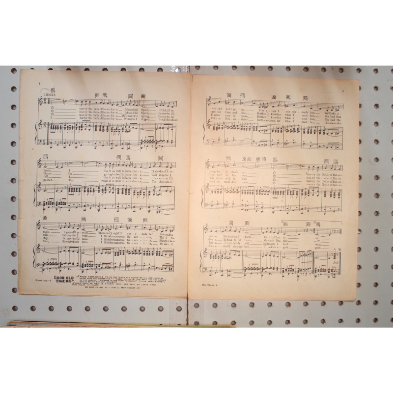 1926 - Barcelona - Sheet Music