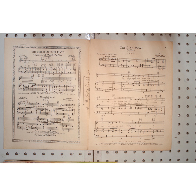 1911 - Carolina Moon - Sheet Music