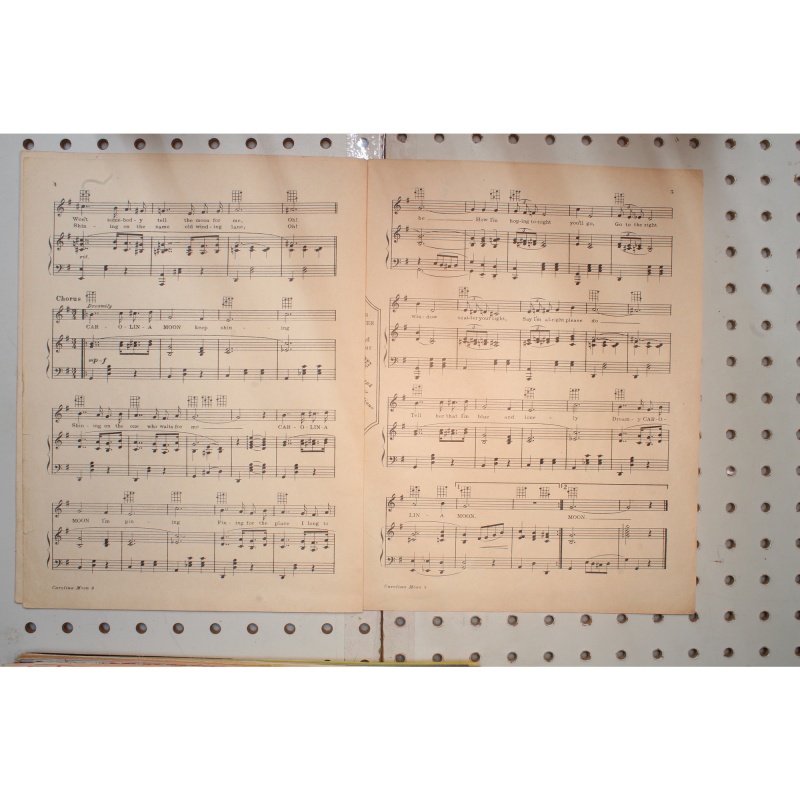 1911 - Carolina Moon - Sheet Music