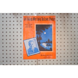 1939 - If I had my life to live over buddy Clark - Sheet Music