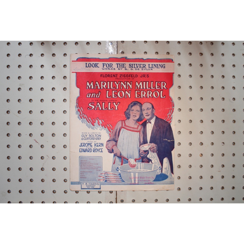 1920 - Look for the silver lining Miller and Sally - Sheet Music