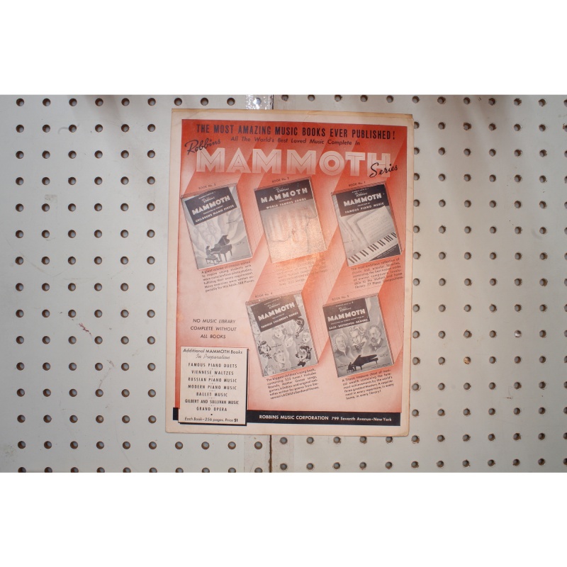 1940 - Love is all Deanna Durbin - Sheet Music