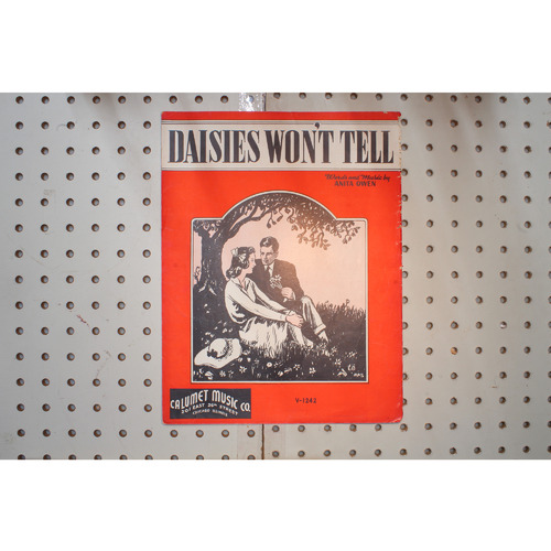 1940 - Daisies wont tell - Sheet Music