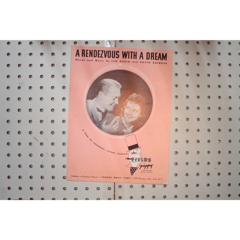 1933 - A rendezvous with a dream - Sheet Music