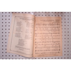 1923 - Last night on the back porch - Sheet Music