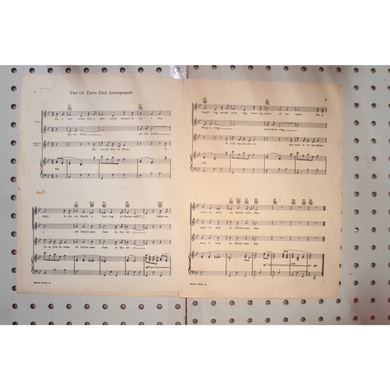 1950 - Silver bells lemon drop kid Bob Hope - Sheet Music