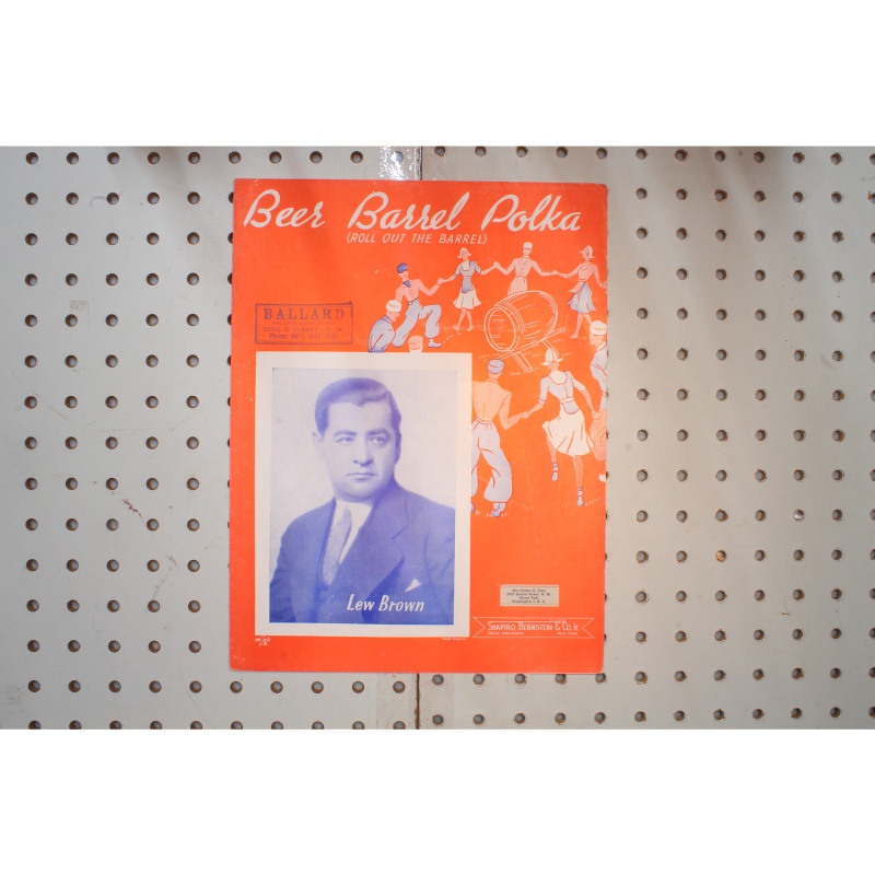 1934 - Beer barrel polka - Sheet Music