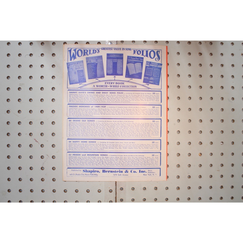 1934 - Beer barrel polka - Sheet Music