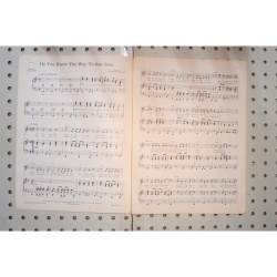 1967 - Do you know the way to San Jose Dionne Warwick - Sheet Music