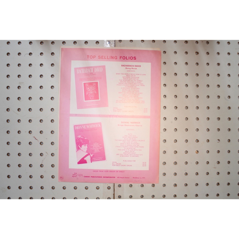 1969 - Odds and ends Dionne Warwick - Sheet Music