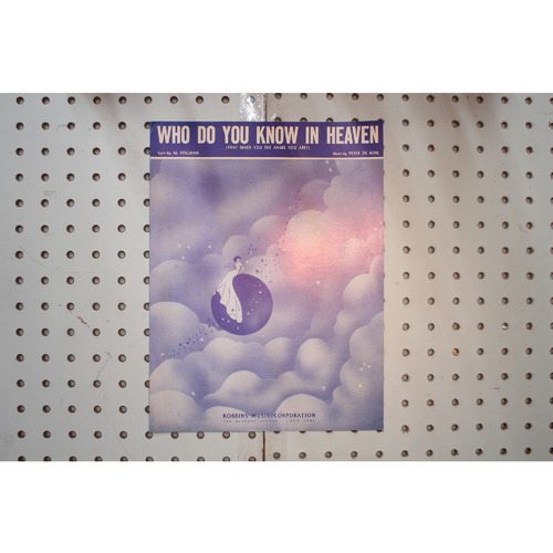 1949 - Who do you know in heaven - Sheet Music