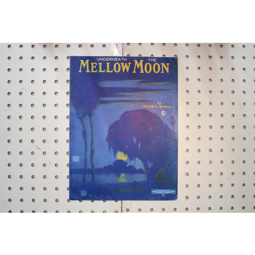 1922 - Underneath the mellow moon - Sheet Music